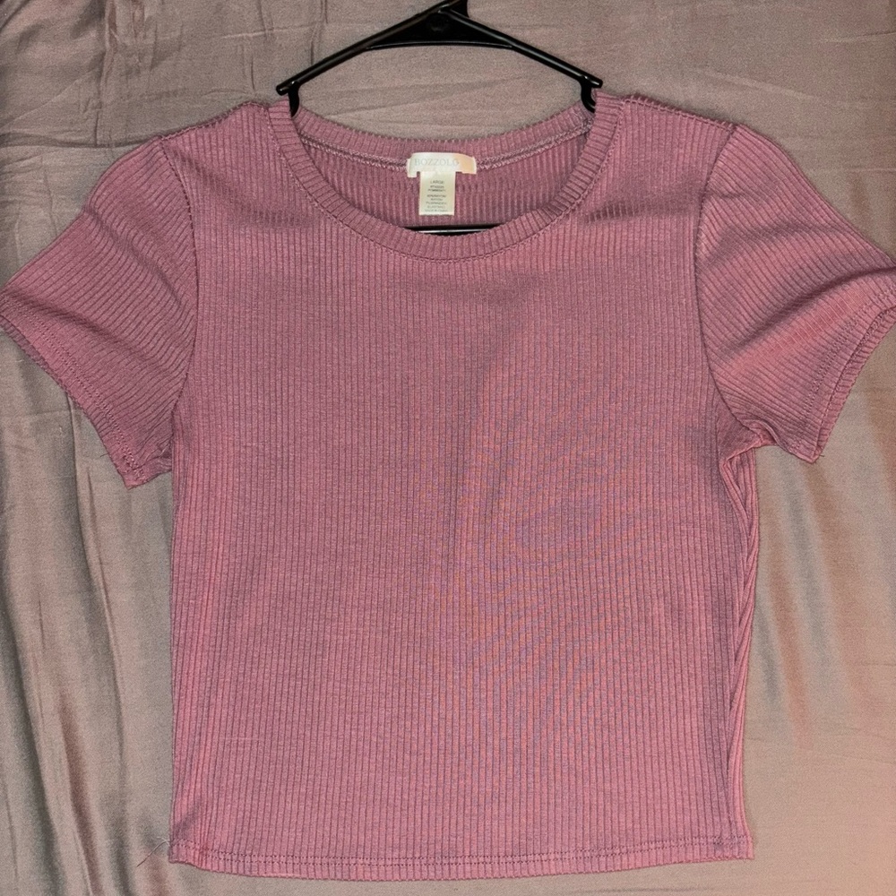 Bozzolo short sleeve crop top